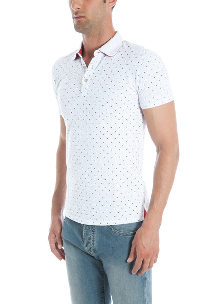 Polo Armani Jeans AJ Bianco in Cotone - mem39