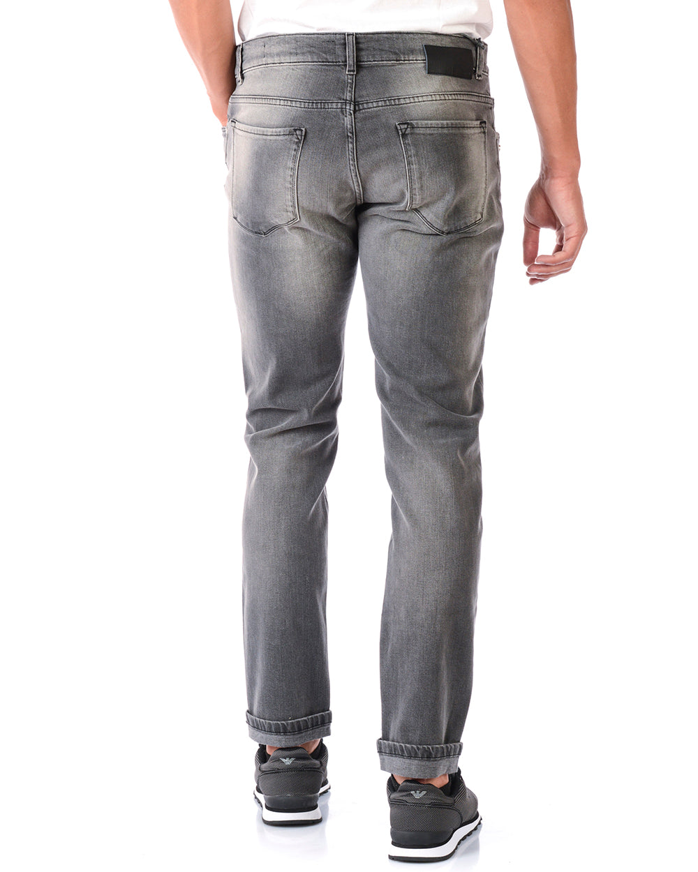 Jeans Daniele Alessandrini Grigio M - mem39