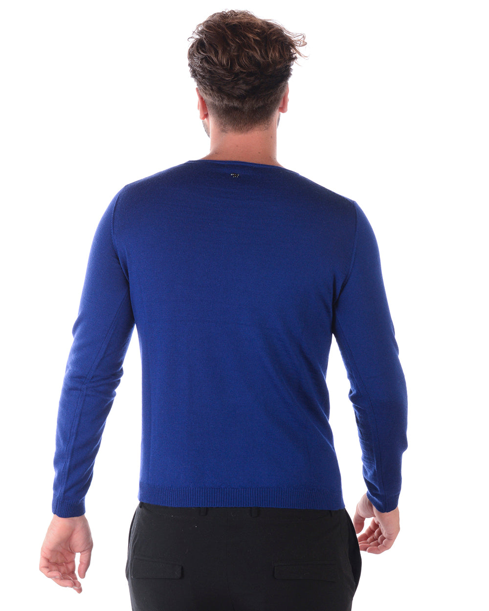 Maglia Daniele Alessandrini Blu A/I 52 - Stile Elegante - mem39