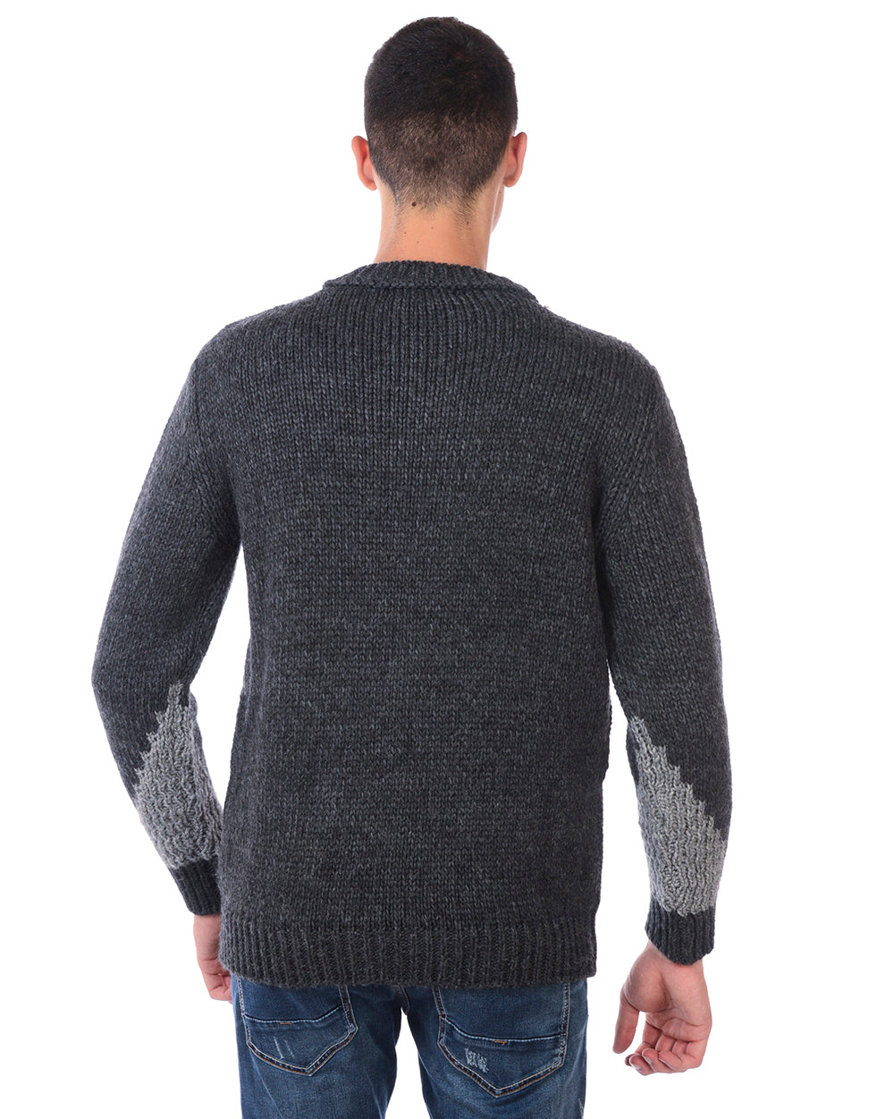 Maglione Grigio Lana Alpaca Daniele Alessandrini - mem39