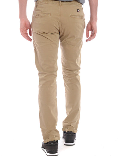 Pantaloni Beige Cotone ed Elastan Daniele Alessandrini - mem39