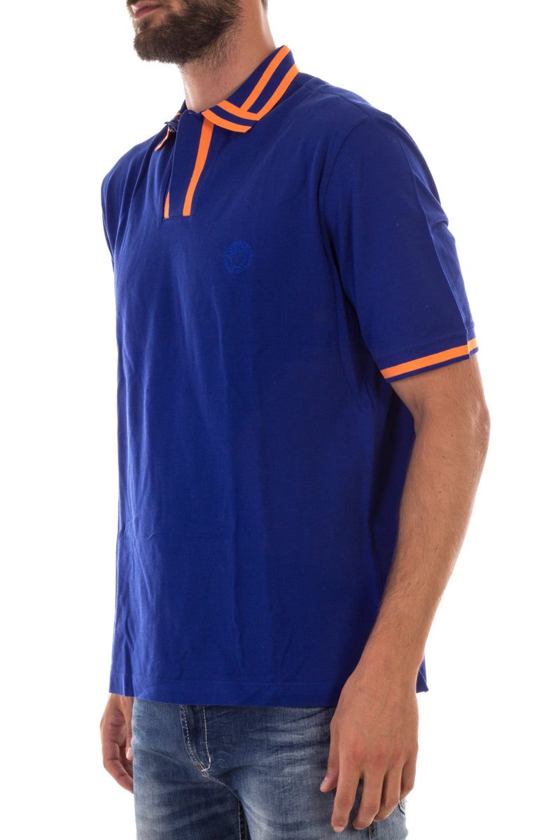 Polo Versace Blu in Cotone - mem39