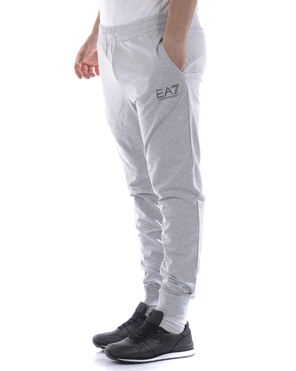 Tuta Grigio Scuro Cotone Emporio Armani EA7 - mem39