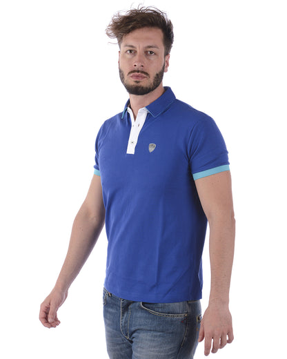 Polo Emporio Armani EA7 Blu/Rosso XL con Maniche Corte - mem39