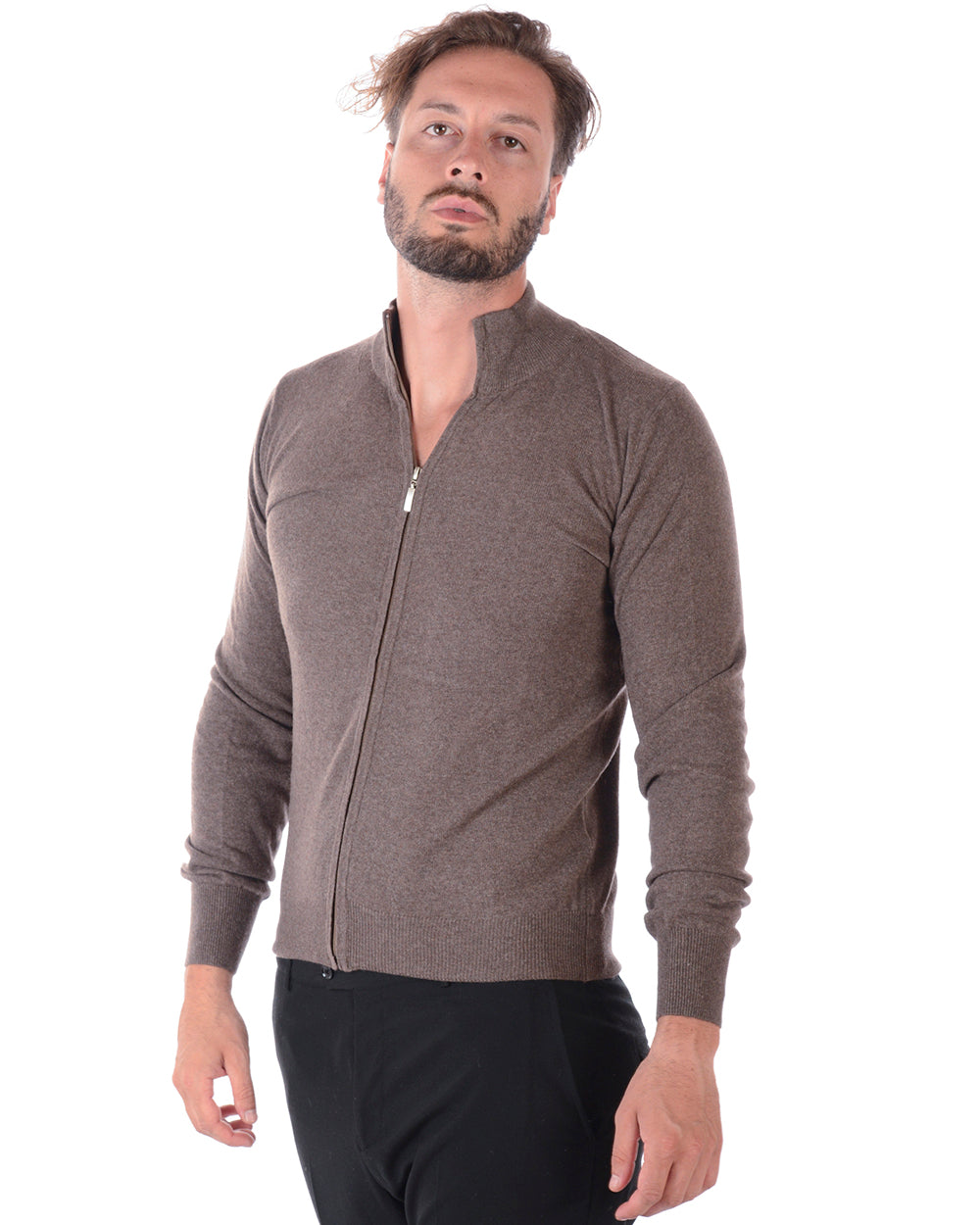 Maglia Manica Lunga Beige Daniele Alessandrini - mem39