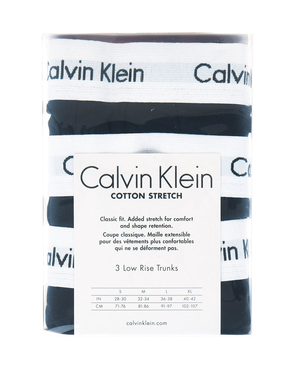 Boxer Calvin Klein Nero: Trio Comfort Classico - mem39