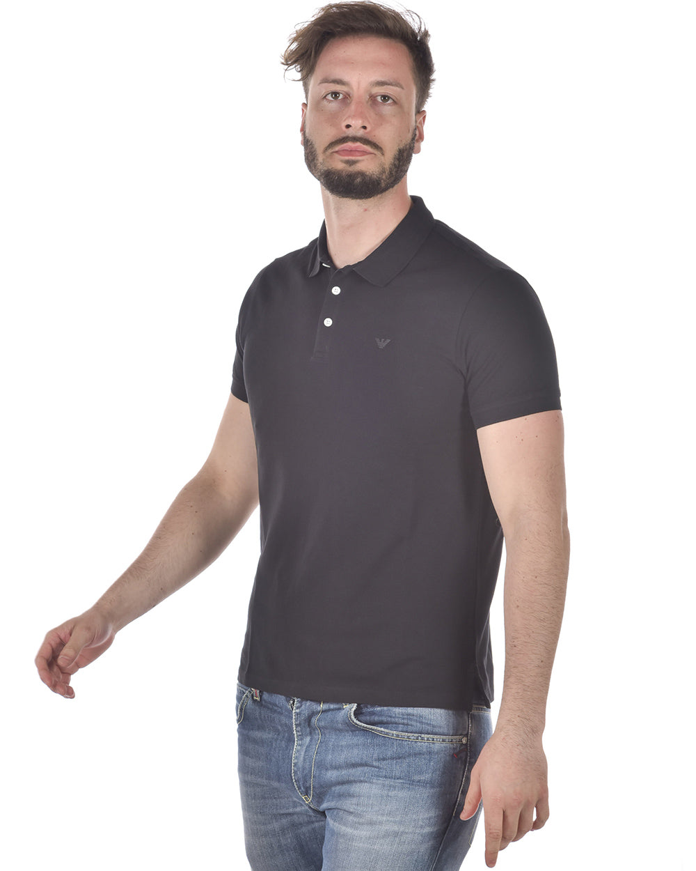 Polo Emporio Armani Nero Cotone M - mem39