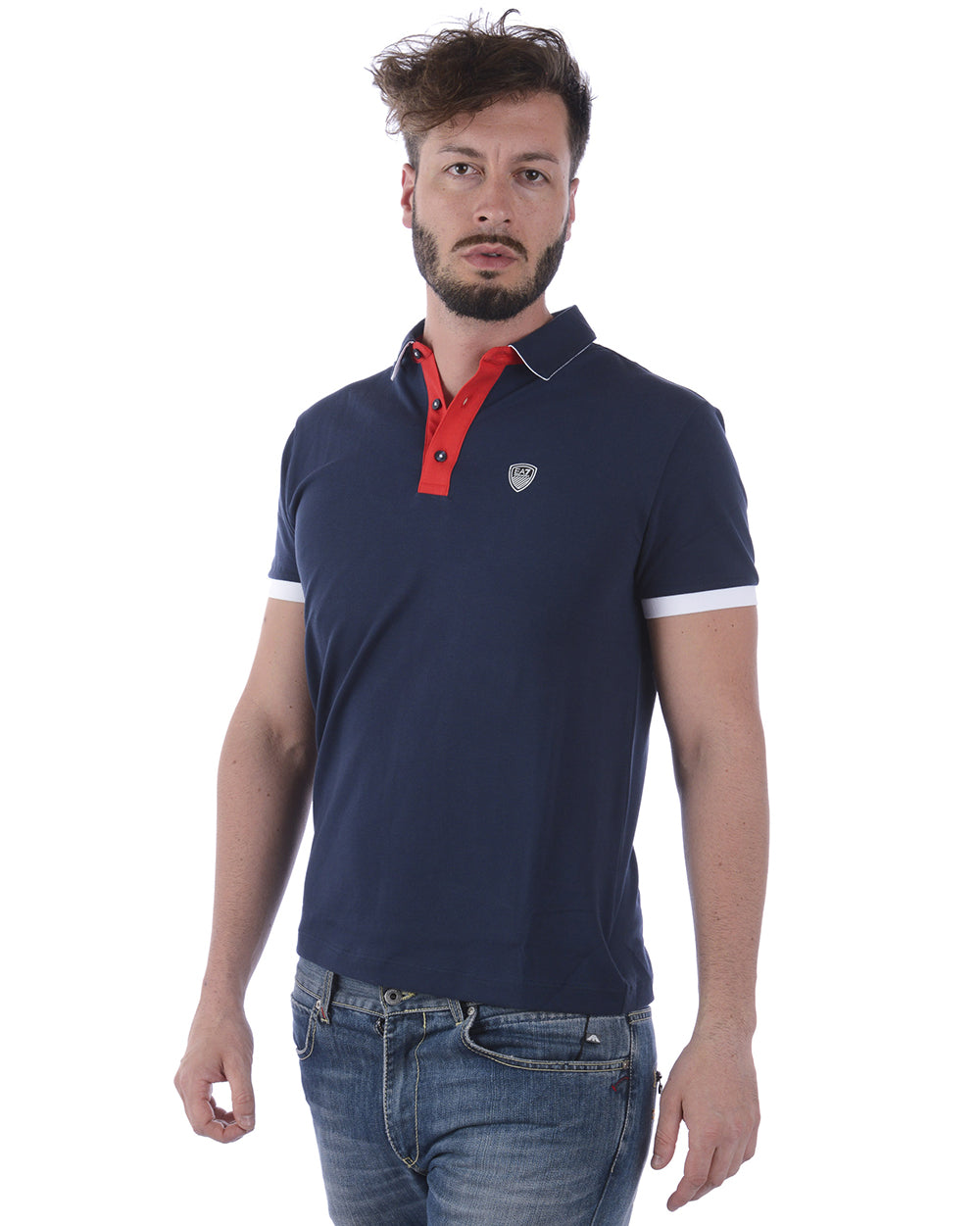 Polo Blu Scuro Emporio Armani EA7 - mem39