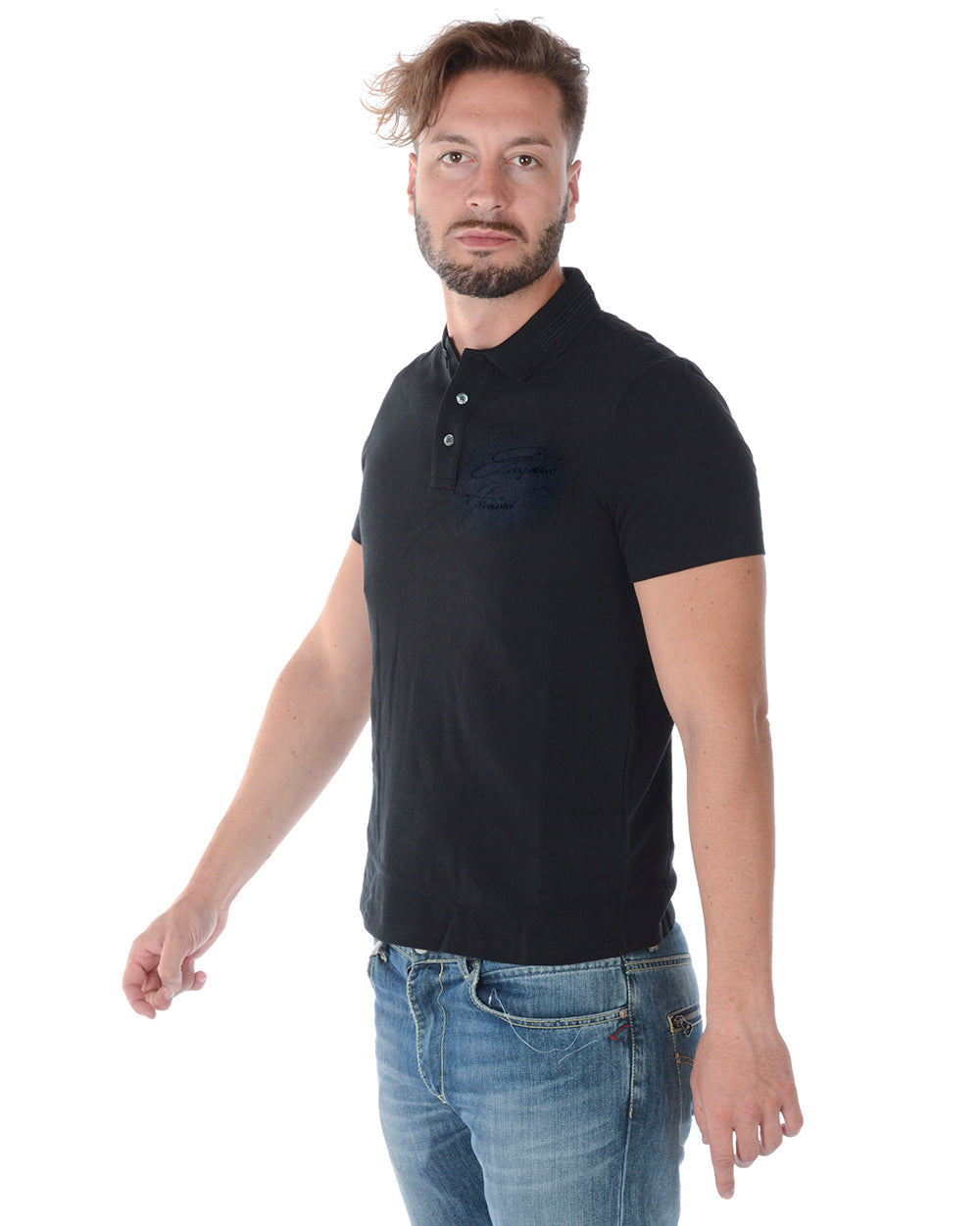 Polo Emporio Armani Nero Uomo - mem39