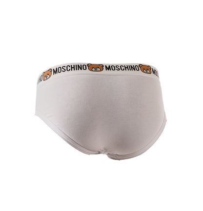 Intimo Moschino: Slip Cotone Elasticizzato Blu (Confezione da 2) - mem39