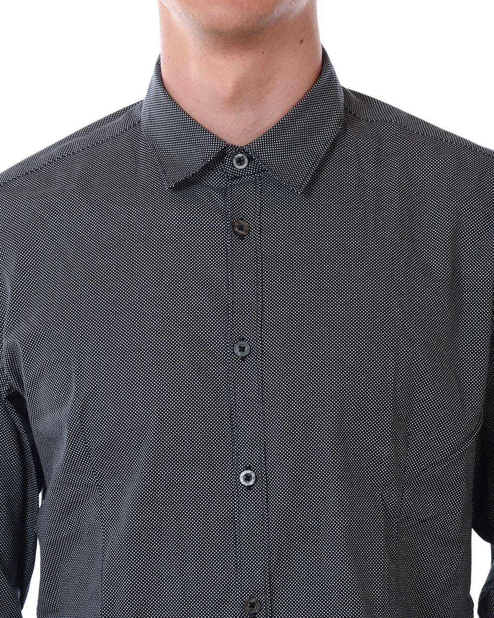 Camicia Eleganza Nero Daniele Alessandrini - mem39