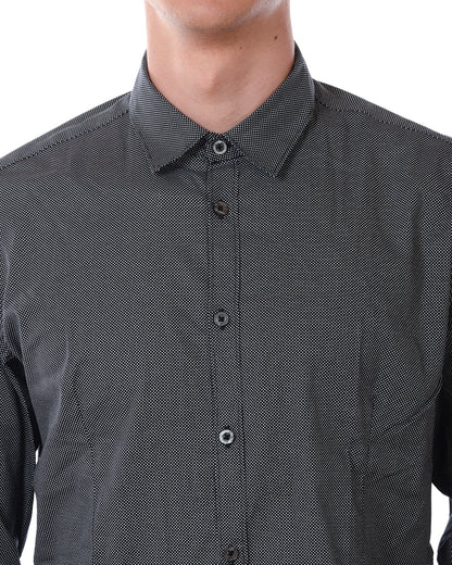 Camicia Eleganza Nero Daniele Alessandrini - mem39