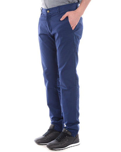 Pantaloni eleganza blu Daniele Alessandrini - mem39