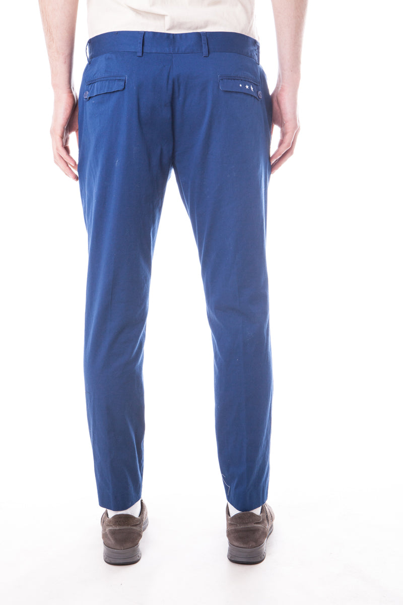 Pantaloni Daniele Alessandrini Blu Taglia 42 - mem39