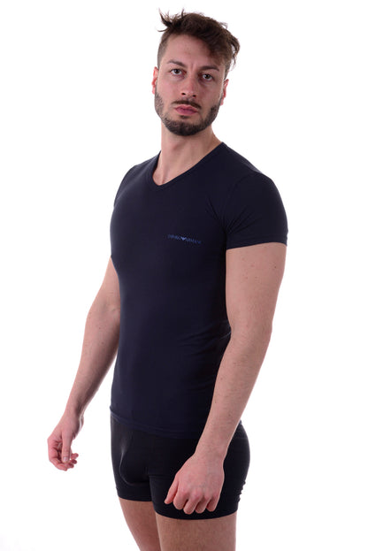 Duo T-shirt Blu Intenso Emporio Armani - mem39