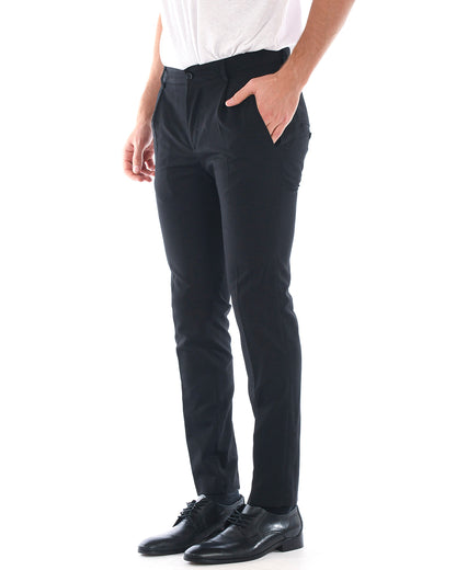 Pantaloni Nero Daniele Alessandrini - mem39