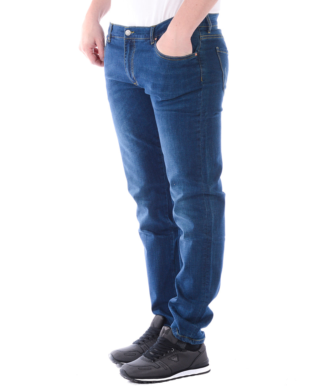 Jeans Daniele Alessandrini Denim Scuro M - mem39