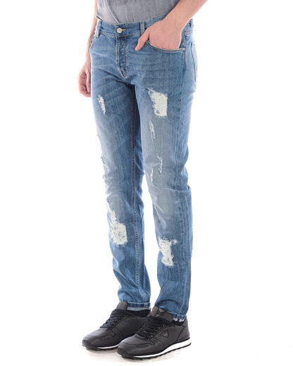 Jeans Daniele Alessandrini 30 Denim Masc. - mem39