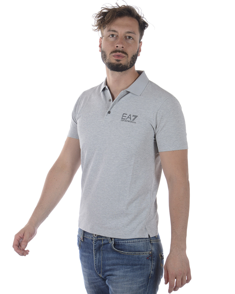 Polo Emporio Armani EA7 Grigio Scuro - mem39