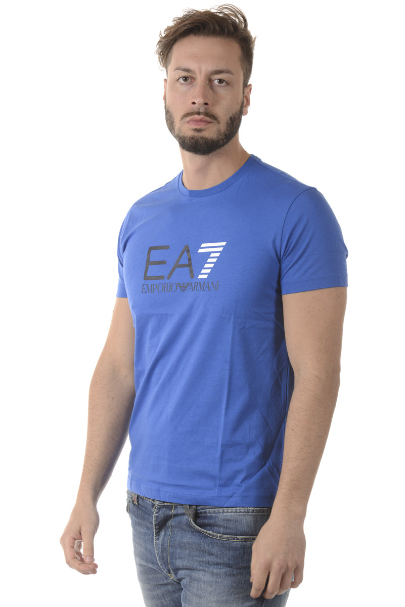 Maglietta Blu Scuro EA7 Emporio Armani - mem39