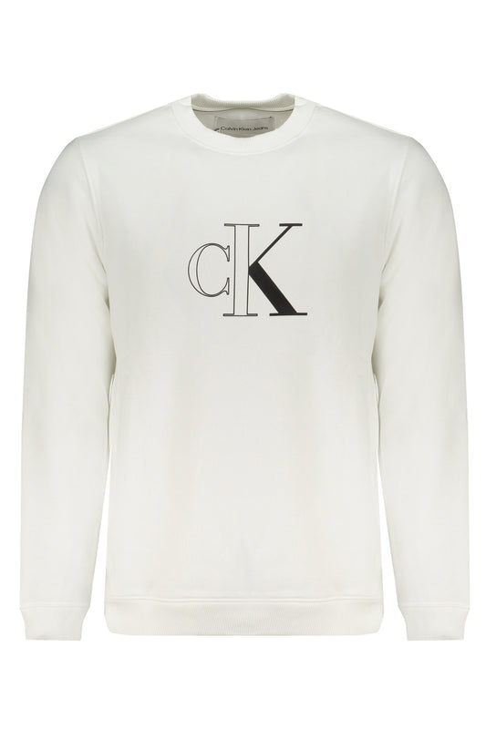 Calvin Klein Felpa Senza Zip Uomo Bianco"" - mem39