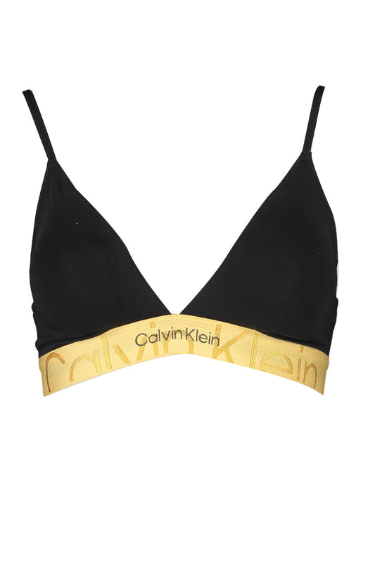 Calvin Klein Reggiseno A Triangolo Donna Nero"" - mem39