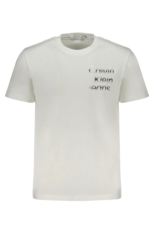 Calvin Klein T-Shirt Maniche Corte Uomo Bianco - mem39