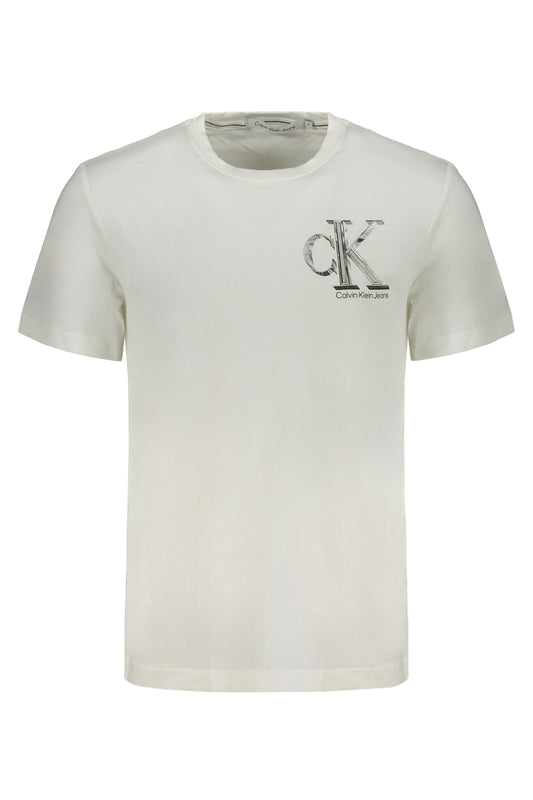 Calvin Klein T-Shirt Maniche Corte Uomo Bianco - mem39