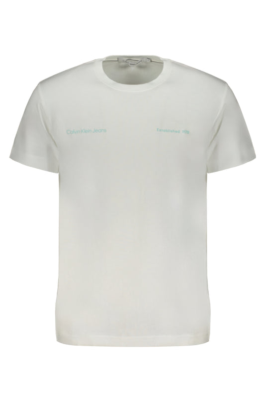 Calvin Klein T-Shirt Maniche Corte Uomo Bianco - mem39