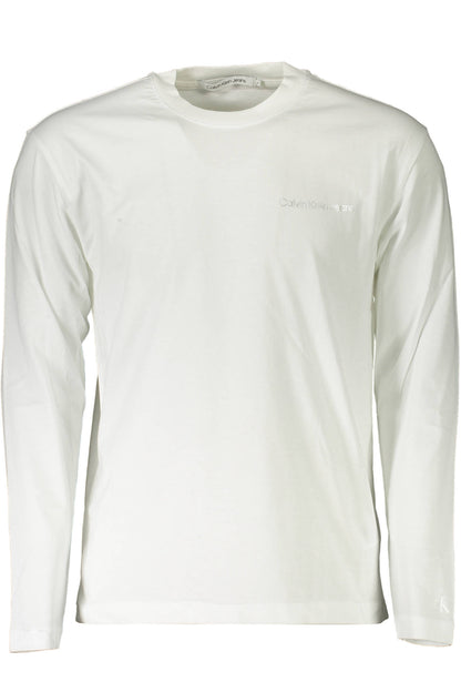 Calvin Klein T-Shirt Maniche Lunghe Uomo Bianco - mem39