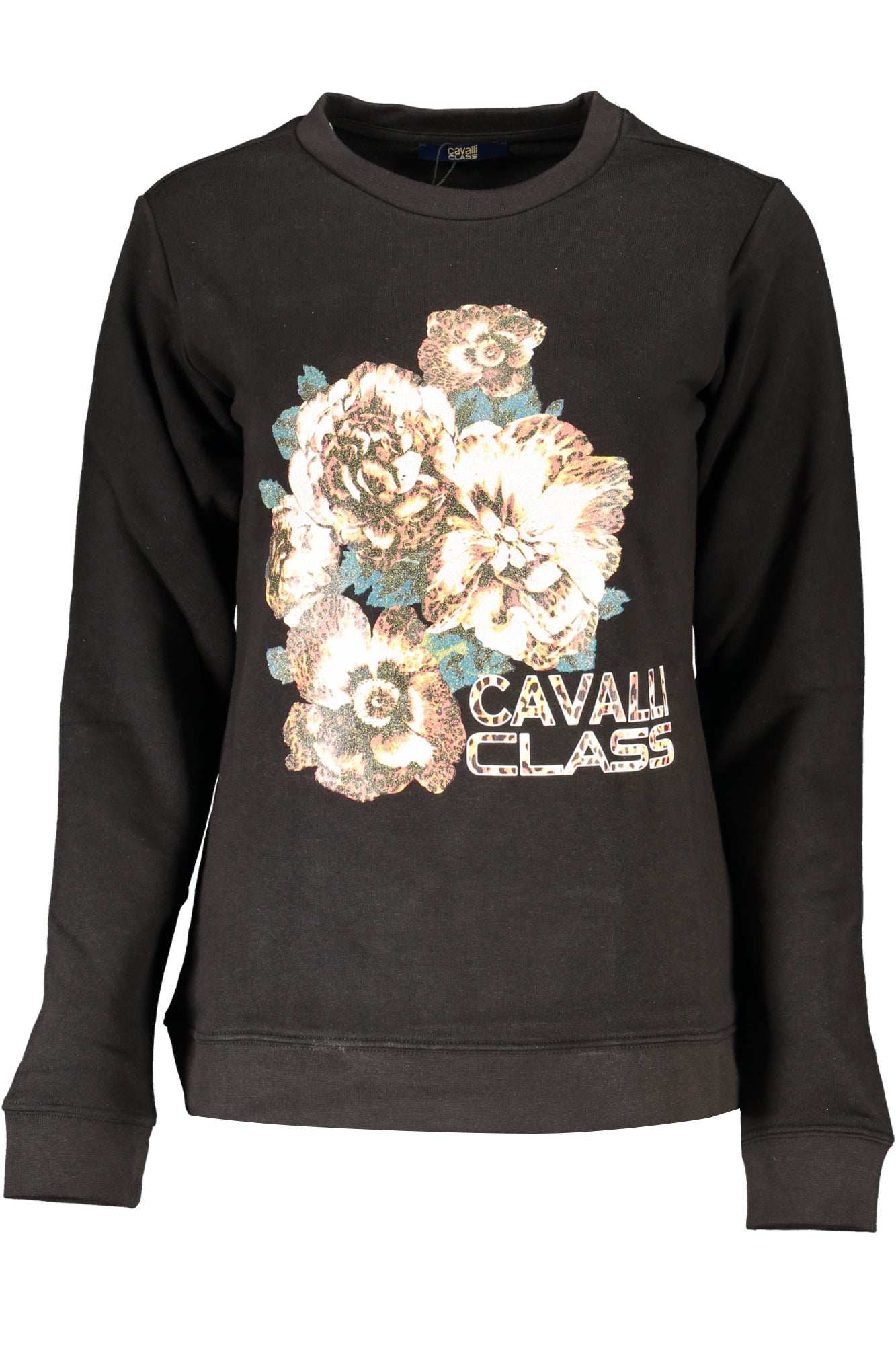 Cavalli Class Felpa Senza Zip Donna Nero"" - mem39