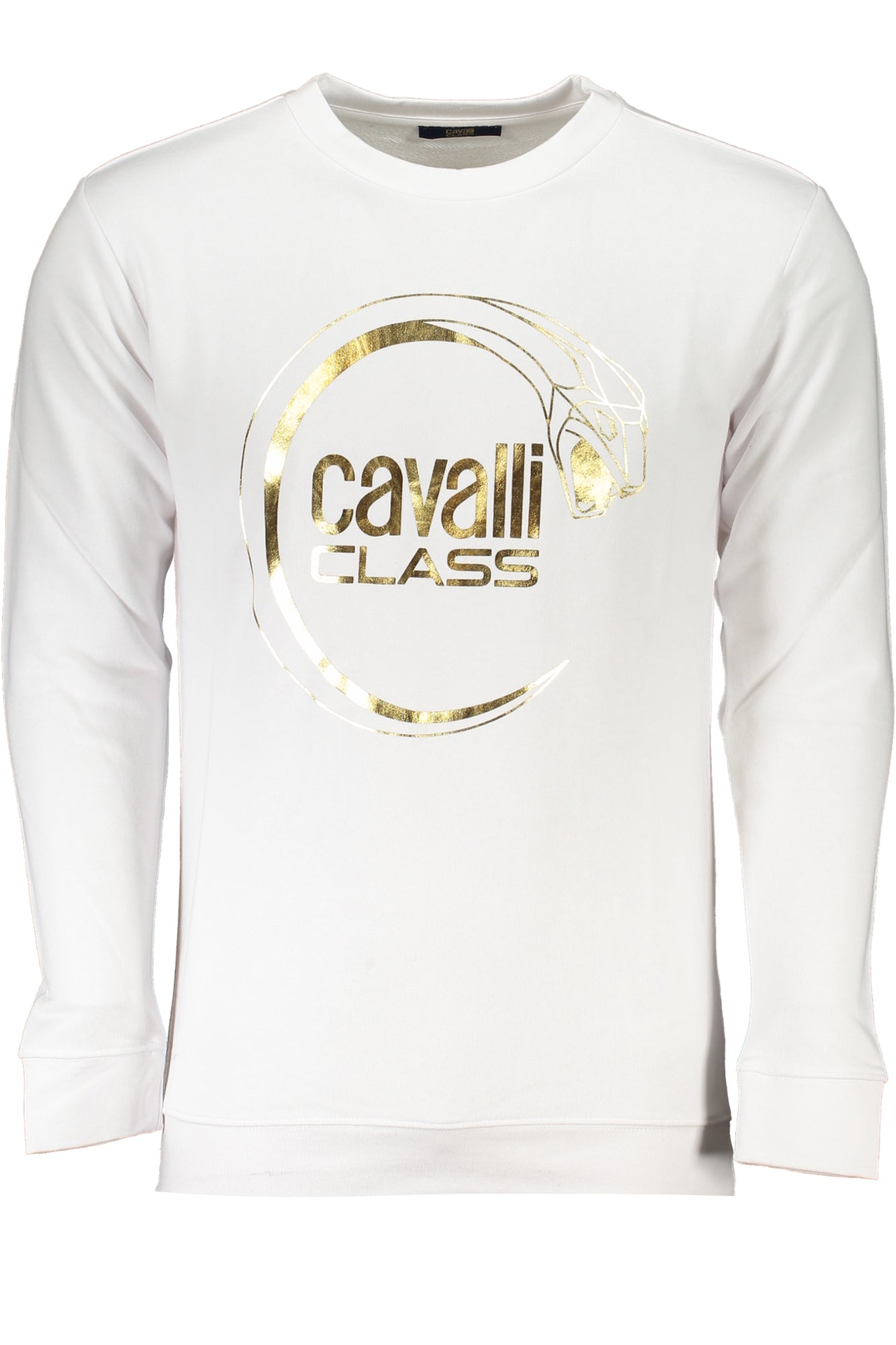 Cavalli Class Felpa Senza Zip Uomo Bianco"" - mem39