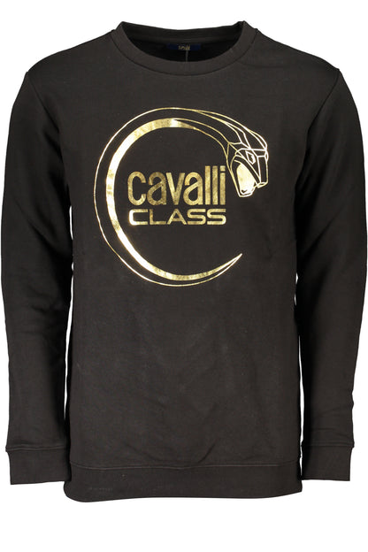 Cavalli Class Felpa Senza Zip Uomo Nero"" - mem39