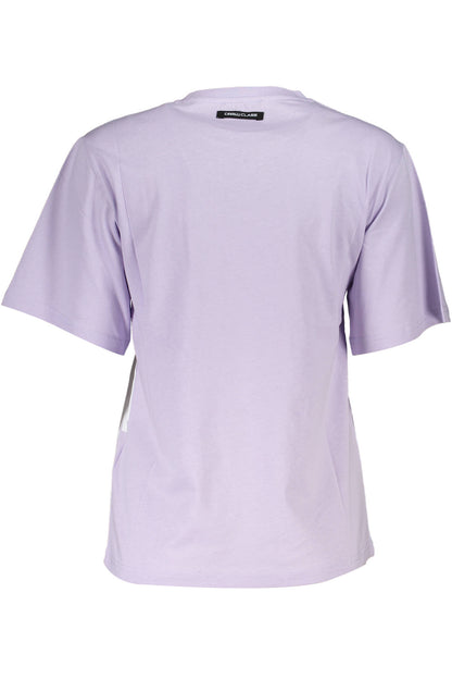 Cavalli Class T-Shirt Maniche Corte Donna Viola - mem39