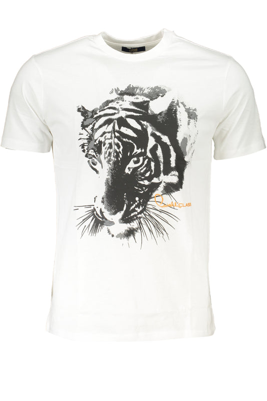 Cavalli Class T-Shirt Maniche Corte Uomo Bianco - mem39