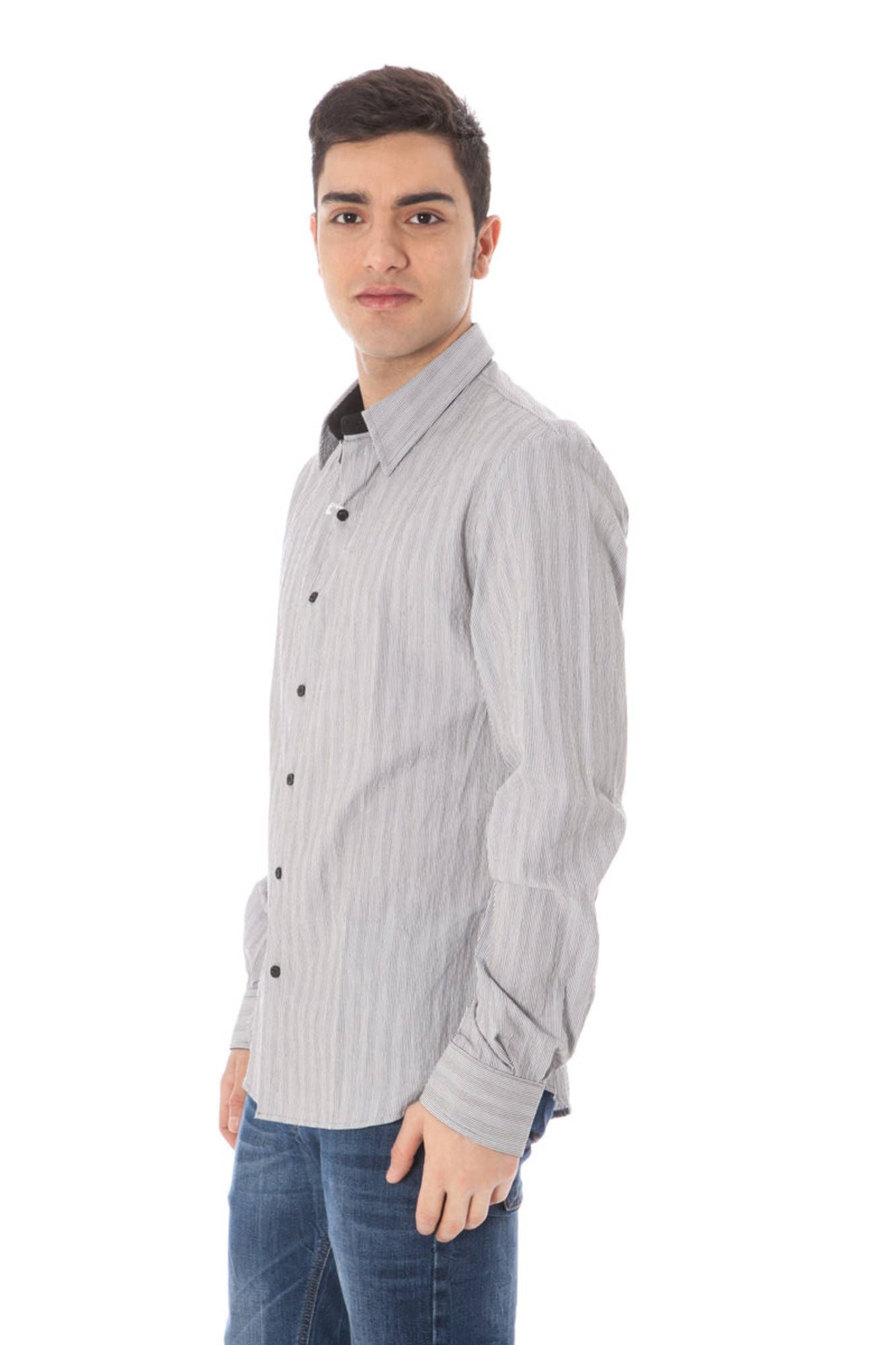 Costume National Camicia Maniche Lunghe Uomo Bianco"" - mem39