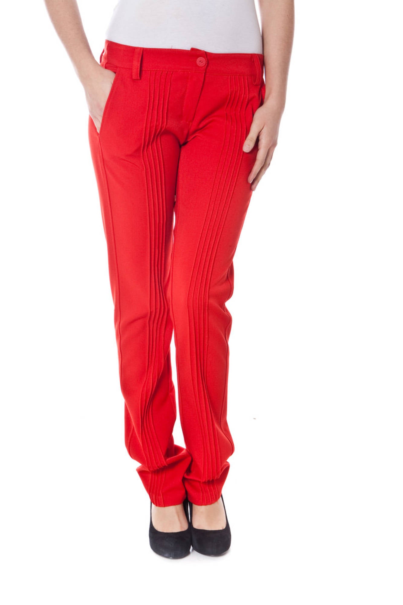 Denny Rose Pantalone Donna Rosso"" - mem39