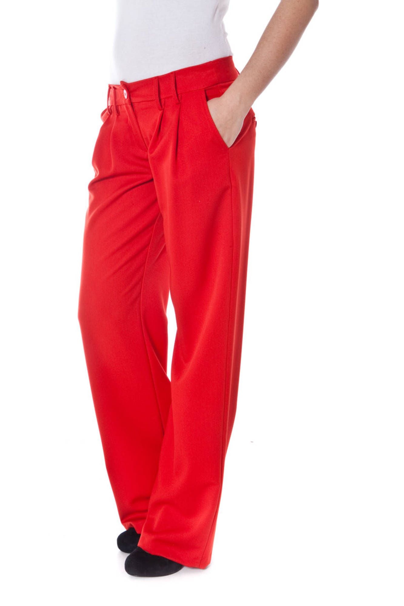 Denny Rose Pantalone Donna Rosso"" - mem39