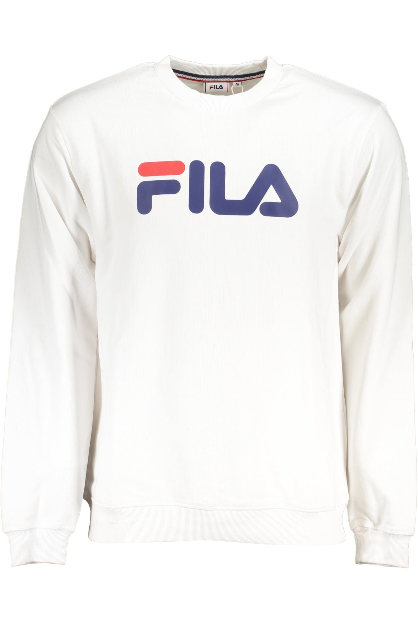 Fila Felpa Senza Zip Uomo Bianco"" - mem39