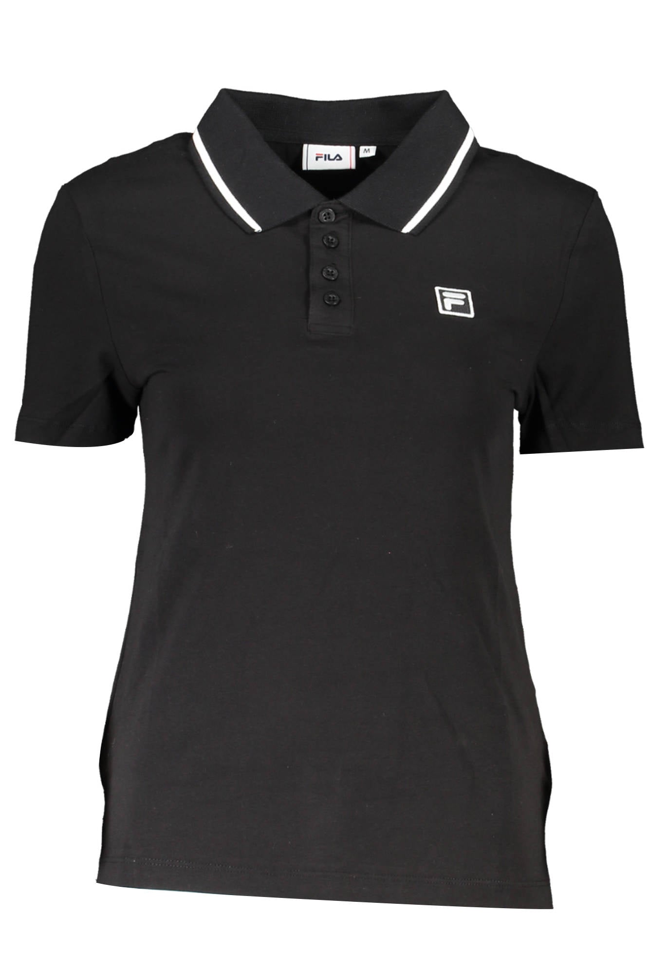 Fila Polo Maniche Corte Donna Nero"" - mem39