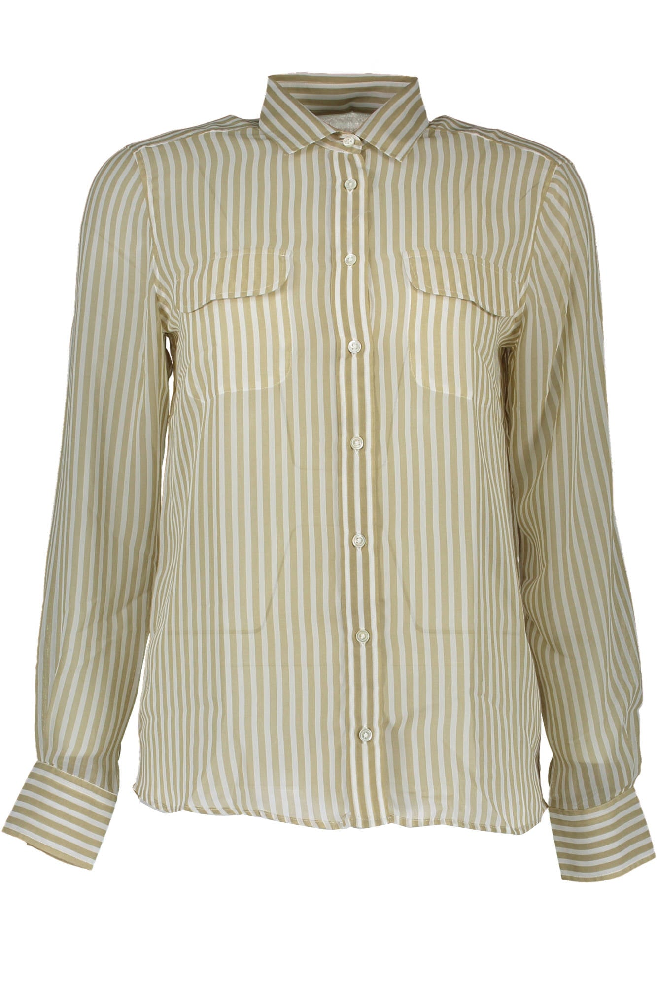 Gant Camicia Maniche Lunghe Donna Beige - mem39