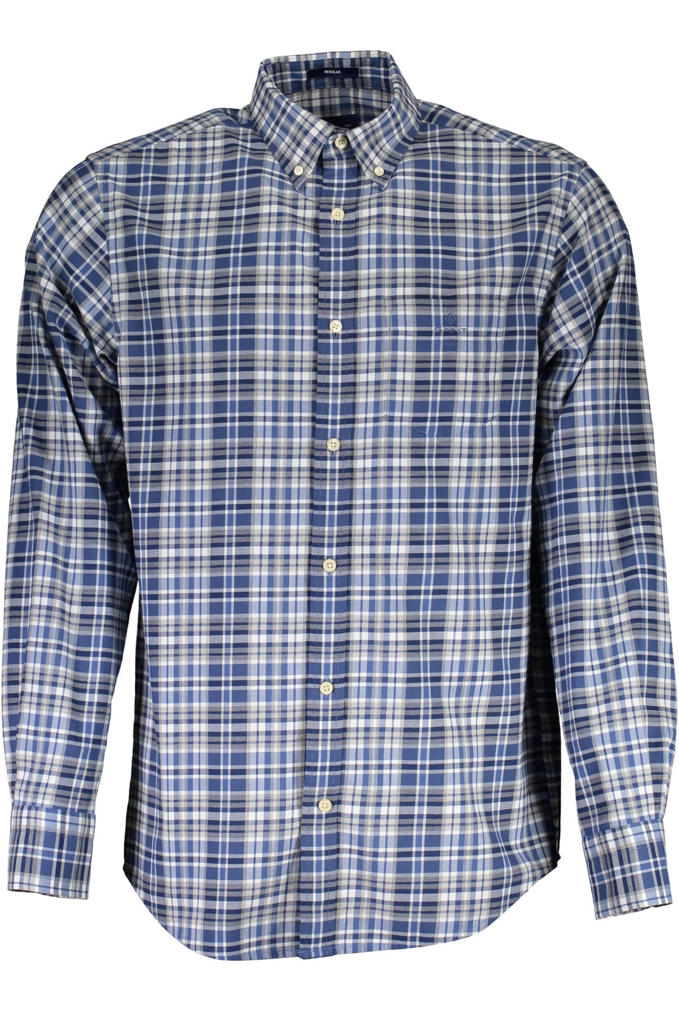 Gant Camicia Maniche Lunghe Uomo Blu - mem39