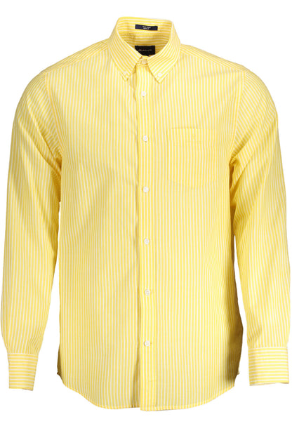 Gant Camicia Maniche Lunghe Uomo Giallo"" - mem39