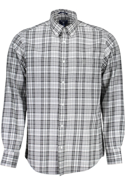 Gant Camicia Maniche Lunghe Uomo Grigio - mem39