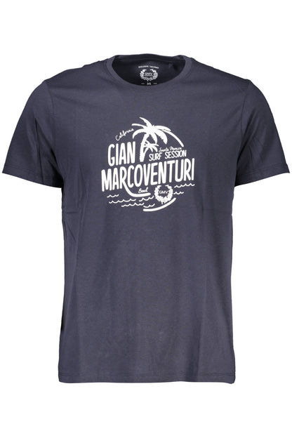 Gian Marco Venturi T-Shirt Maniche Corte Uomo Blu - mem39