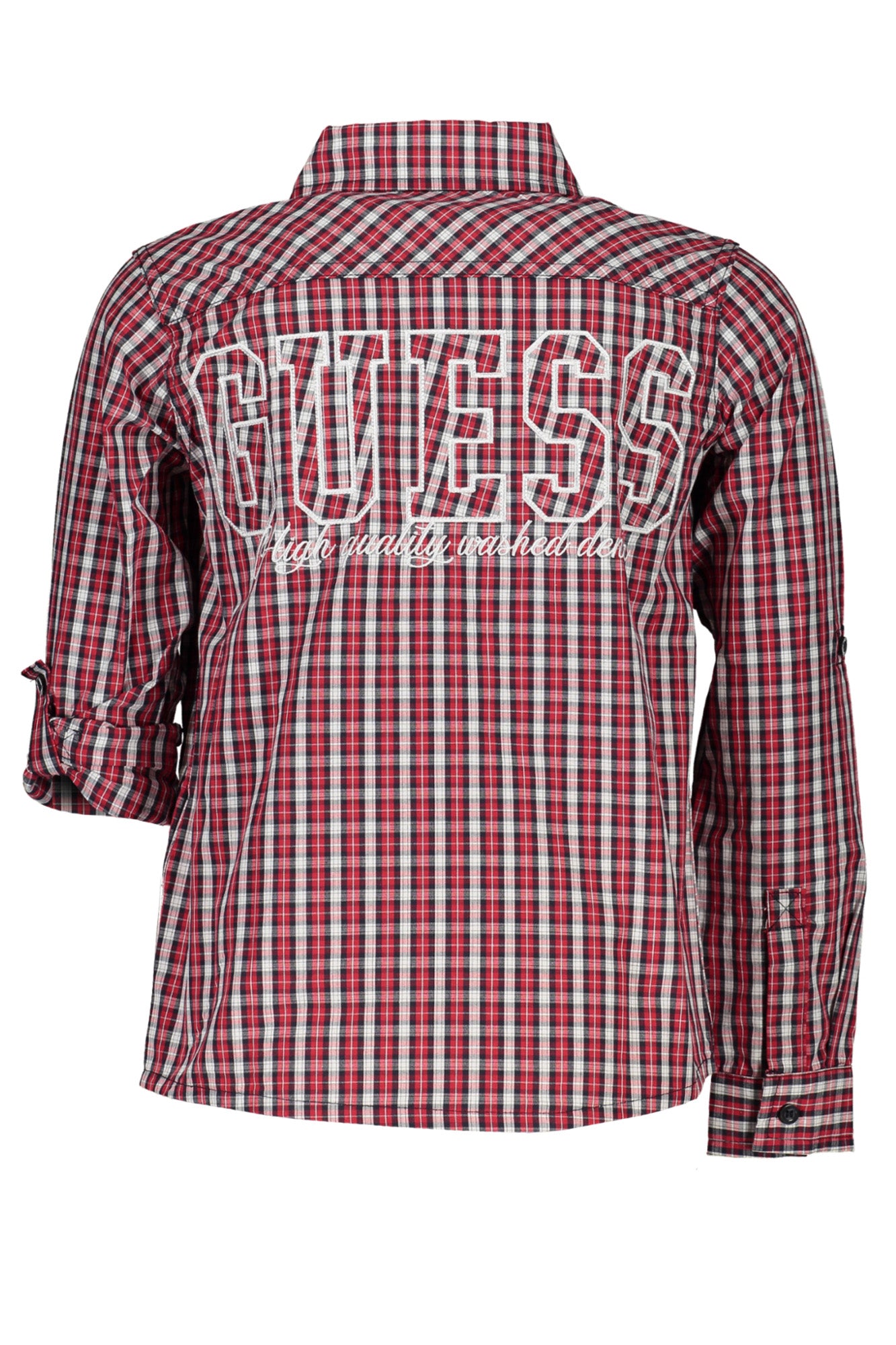 Guess Jeans Camicia Maniche Lunghe Bambino Rosso - mem39