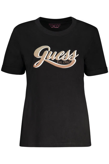 Guess Jeans T-Shirt Maniche Corte Donna Nero - mem39