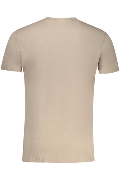 Guess Jeans T-Shirt Maniche Corte Uomo Beige - mem39