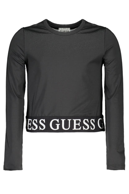 Guess Jeans T-Shirt Maniche Lunghe Bambina Nero"" - mem39