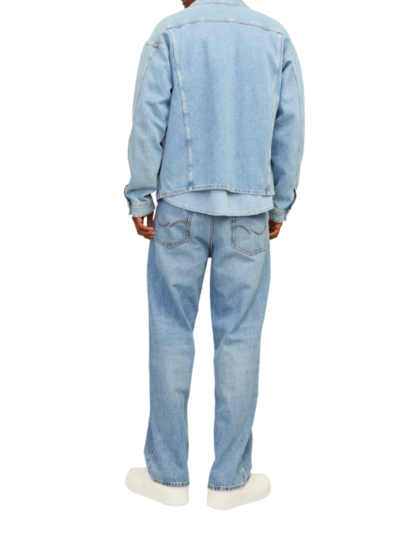 Jack&Jones jeans baggy gamba larga lavaggio blu